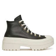 Trampki damskie - Trampki Converse Chuck Taylor All Star Lugged Heel Platform Gold A11500C Czarny - miniaturka - grafika 1