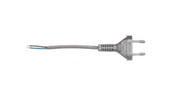 Listwy zasilające - zamel Przewód przyłączeniowy bez wyłącznika 190cm srebrny SP-190/2X0,5/-SRB YNS10000439 PRW10000271 - miniaturka - grafika 1