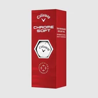 Golf - Piłki golfowe CALLAWAY CHROME SOFT (białe) - miniaturka - grafika 1