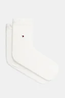 Skarpetki damskie - Tommy Hilfiger skarpetki damskie kolor biały 701229857 - miniaturka - grafika 1