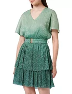 Sukienki - Sukienka damska Naf Naf, Zielony Angelique, 38 - miniaturka - grafika 1