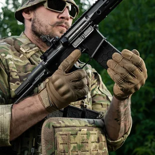 M-Tac - Rękawice taktyczne A30 - Coyote - 90314105 - Odzież taktyczna i umundurowanie - miniaturka - grafika 8