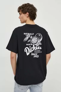 Dickies t-shirt bawełniany RAVEN TEE SS męski kolor czarny z nadrukiem DK0A4YYM - Koszulki męskie - miniaturka - grafika 1