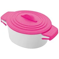 Pojemniki kuchenne - Pojemnik porcelanowy z silikonową przykrywką DELHI - miniaturka - grafika 1