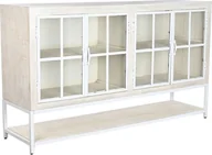 Kredensy - DKD Home Decor Kredens DKD Home Decor 170 x 45 x 100 cm Metal Biały Drewno mango - miniaturka - grafika 1