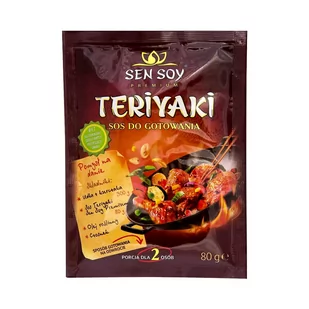 SEN SOY Teriyaki, sos do gotowania 80g - Sen Soy 2537-uniw - Kuchnie świata - miniaturka - grafika 1