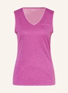 Koszulki i topy damskie - Vaude Top Essential pink - miniaturka - grafika 1