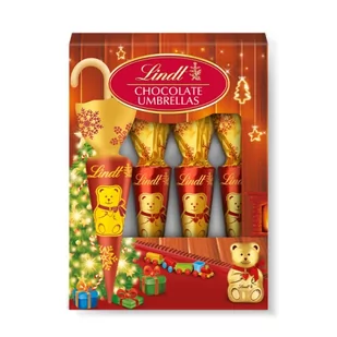 Świąteczne Parasolki TEDDY Lindt LINDOR 54g - Inne słodycze - miniaturka - grafika 1