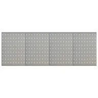 Pozostałe wyposażenie warsztatu - vidaXL Ścienne płyty perforowane 4 szt. 40x58 cm stal 145350 - miniaturka - grafika 1