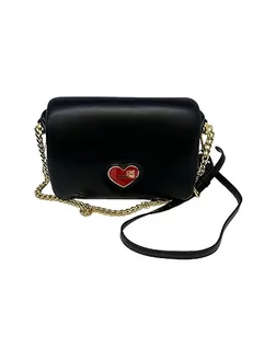 Love Moschino Damska torba na ramię Jc4272pp0hkn0000, czarna, 24 x 15 x 8, Czarny - Torebki damskie - miniaturka - grafika 1