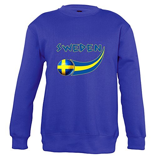 supportershop Szwecja bluza chłopięca L niebieska