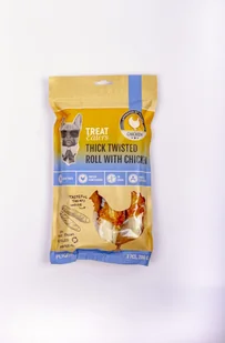 Thick Twisted roll with chicken 200 g - pcs - Przysmaki dla psów - miniaturka - grafika 1