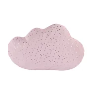 Kołdry i poduszki dla dzieci - Dekoracyjna poduszka aksamitna z metalicznym wzorem - miniaturka - grafika 1