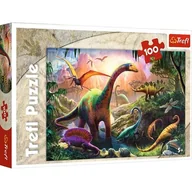 Puzzle - Trefl 100 el. Świat dinozaurów PT-16277 - miniaturka - grafika 1
