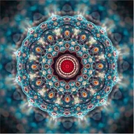 Malowanie po numerach - Norimpex, Mozaika z diamencikami Mandala 7D Koło 1006562, 30x30 cm - miniaturka - grafika 1