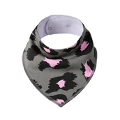 Śliniaki i fartuszki - Simed Mila Śliniaczek bawełniany / apaszka na zatrzaski CĘTKI - miniaturka - grafika 1