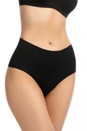Majtki damskie - Julimex Infinity maxi czarne figi damskie - miniaturka - grafika 1