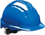 Akcesoria BHP - Kask ochronny EVO3 z blokadą skrętną, EN 397, niebieski - miniaturka - grafika 1