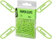 Pinezki - Spinacze okrągłe 28mm zielone Berlingo 100 sztuk - miniaturka - grafika 1