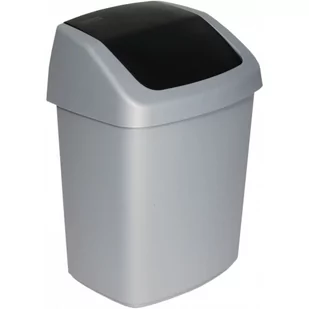 Kosz na śmieci Curver Swing Top ciemnoszary 15L - Kosze na śmieci - miniaturka - grafika 1