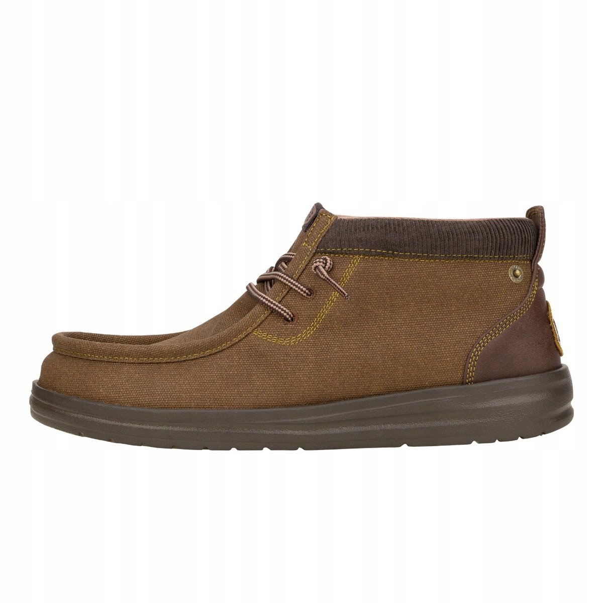 Męskie Wysokie Mokasyny Buty Półbuty Wsuwane HeyDude Wally Grip Workwear 44