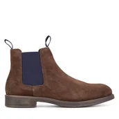 Botki męskie - Sztyblety Lasocki BOLOGAN-08 MI08 Brązowy - miniaturka - grafika 1