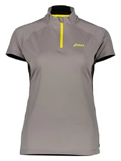 Koszulki sportowe damskie - Asics Koszulka funkcyjna w kolorze czarno-szarym - grafika 1