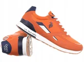 Sneakersy męskie - Buty Męskie U.s. Polo Assn. TABRY003-ORA001 sneakersy pomarańczowe - miniaturka - grafika 1