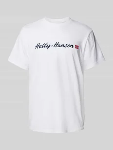 T-shirt z nadrukiem z logo - Koszulki męskie - miniaturka - grafika 1