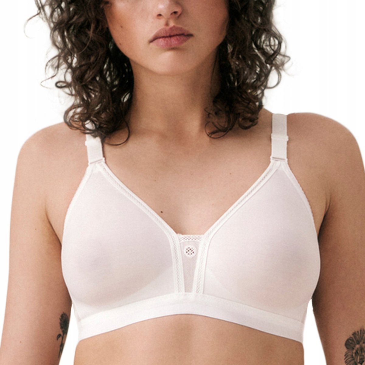 TRIACTION BY TRIUMPH BIUSTONOSZ MIĘKKI DAMSKI BIAŁY 75B 7CA