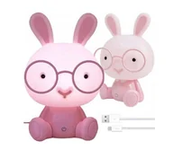 Lampy stojące - Lampka nocna Lewer róże i fiolety - miniaturka - grafika 1