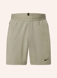 Nike Szorty Treningowe Flex Rep 4.0 grau - Spodenki damskie - miniaturka - grafika 1