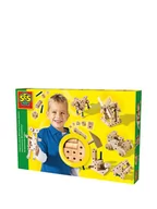 Mały naukowiec - SES Drewniany zestaw konstrukcyjny - 3+ - miniaturka - grafika 1
