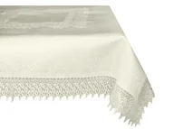 Obrusy i serwetki - Mesa Witold Dynowiec Obrus MÓWISZ I MASZ, Gipiura 144, ecru, 140x260 cm - miniaturka - grafika 1