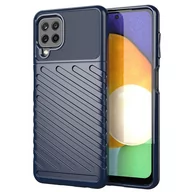 Etui i futerały do telefonów - Thunder Case elastyczne pancerne etui pokrowiec Samsung Galaxy A22 4G niebieski - miniaturka - grafika 1