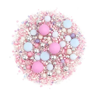 Posypka cukrowa FLUFFY PINK Słodki Bufet 90 g - Dodatki do ciast w proszku - miniaturka - grafika 1