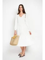 Sukienki - William de Faye Sukienka w kolorze białym - miniaturka - grafika 1