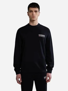 Bluza bez kaptura męska Napapijri B-Kasba C NP0A4HPC0411 2XL Czarna (194905904584). Bluzy bez kaptura męskie - Bluzy męskie - miniaturka - grafika 1