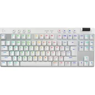 Klawiatury - Klawiatura Logitech Gaming G PRO X TKL Lightspeed, US (920-012148) Biała - miniaturka - grafika 1