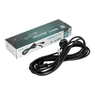 Przewód zasilający CRETE PC 5m czarny IP44 do girlandy kabel - Lampy ogrodowe - miniaturka - grafika 1