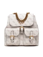 Plecaki - Guess Plecak No Limit Flap Backpack HWSB84 86320 Beżowy - miniaturka - grafika 1