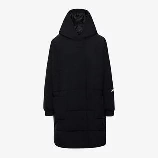 Kurtki damskie - REEBOK KURTKA ZIMOWA S PAD LONG JACKET BLACK - grafika 1