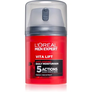 Loreal Paris Paris Men Expert Vita Lift 5 krem nawilżający przeciw starzeniu się 50 ml - Kosmetyki do pielęgnacji twarzy męskie - miniaturka - grafika 1