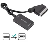 Inne akcesoria audio-wideo - Konwerter Obrazu i dźwięku z SCART / EURO na HDMI Adapter - miniaturka - grafika 1