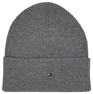 Tommy Hilfiger Czapka Essential Flag, Średni szary wrzos, Rozmiar uniwersalny - Czapki damskie - miniaturka - grafika 1