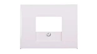 Berker K1 biały płytka do gniazda głośnikowego B_10357009 - Gniazdka elektryczne - miniaturka - grafika 1