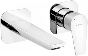 Deante Agawa Bateria umywalkowa ścienna chrom BQG054L - Baterie umywalkowe - miniaturka - grafika 2