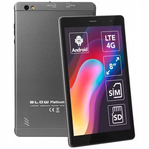 BLOW PlatinumTab 8 8" 2/32 GB LTE Wi-Fi Szary  - Tablety - miniaturka - grafika 1