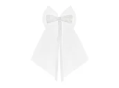 Gadżety dla niej i dla niego - Kokardka z kokardką, biała, 2 szt. KOK-008 - miniaturka - grafika 1