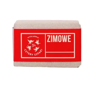 Mydlarnia Cztery Szpaki Naturalne Zimowe Mydło, Cynamon i Czerwona Glinka, Cztery Szpaki, 110g - Mydła - miniaturka - grafika 1